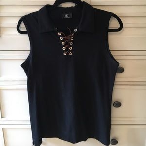 Black Bogner Sleeveless Shirt, barely worn